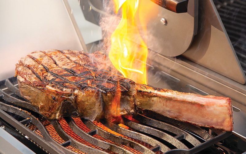 How to Use a Searing Burner on a Gas Grill 