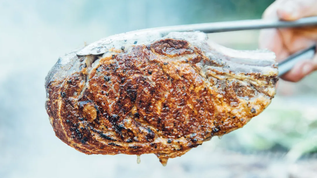Grilled Bone-in Ribeye Steak