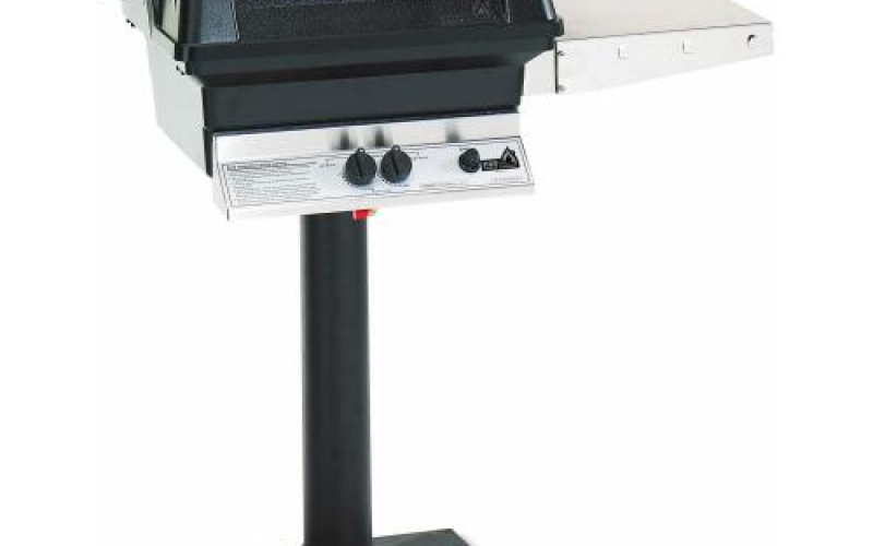 PGS A40 Cast Aluminum Propane Gas Grill On Bolt-Down Patio Post